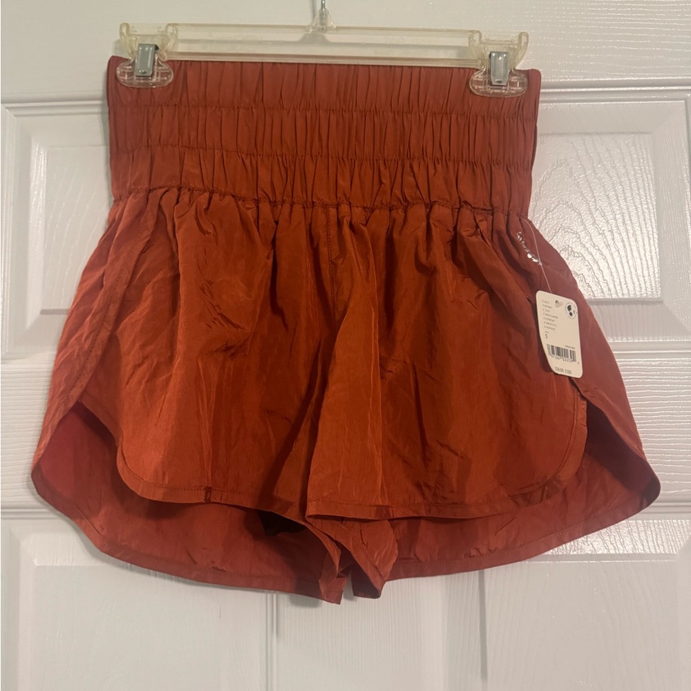 NWT Free People The Way Home Shorts - Red Earth